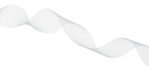 Abstract white futuristic blend waves technology dynamic lines. Modern gradient flowing wave lines glowing moving lines, Technology flow grid blend curve wave line digital isolated energy, 