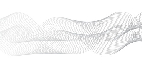 Abstract white futuristic blend waves technology dynamic lines. Modern gradient flowing wave lines glowing moving lines, Technology flow grid blend curve wave line digital isolated energy, 