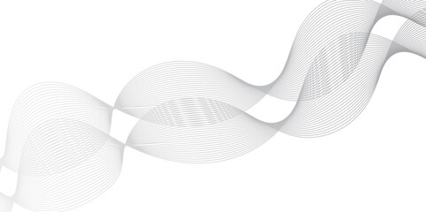 Abstract white futuristic blend waves technology dynamic lines. Modern gradient flowing wave lines glowing moving lines, Technology flow grid blend curve wave line digital isolated energy, 