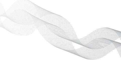 Abstract white futuristic blend waves technology dynamic lines. Modern gradient flowing wave lines glowing moving lines, Technology flow grid blend curve wave line digital isolated energy,