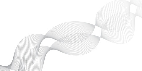 Abstract white futuristic blend waves technology dynamic lines. Modern gradient flowing wave lines glowing moving lines, Technology flow grid blend curve wave line digital isolated energy,