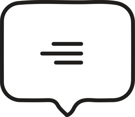 chat icon on internet button