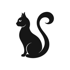 cat silhouette logo icon