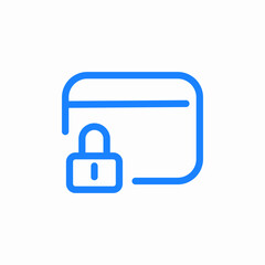 locked calendar icon sign vector
