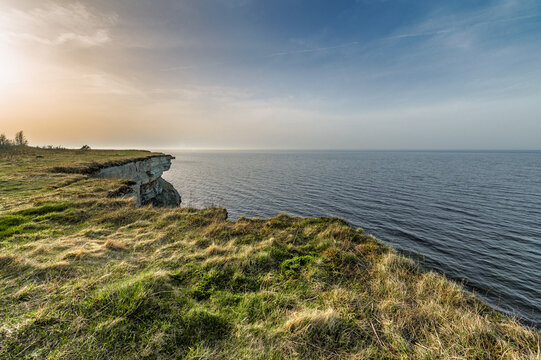 Baltic sea from Pakri cliff near Tallinn, Estonia