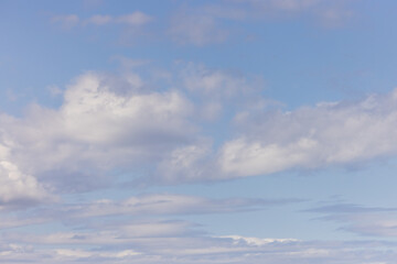 Scenic Sky with Clouds Captured in BC, Canada Showing Serenity and Calmness
