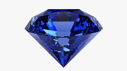 This is a beautiful blue diamond solitaire ring, elegantly designed to showcase the brilliance and clarity of this precious gem.