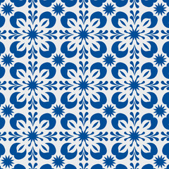 Patron floral invernal