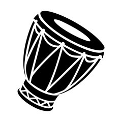 african drum icon, african drum silhouette vector illustration-simple silhouette illustration of african drum,african drum vector