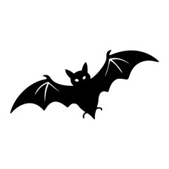 bat icon, bat silhouette vector illustration-simple silhouette illustration of bat,bat vector