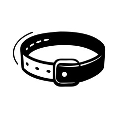 belt icon, belt silhouette vector illustration-simple silhouette illustration of belt,belt vector