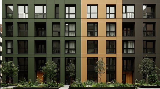 Vibrant urban regeneration project transforms old industrial buildings into modern community centers featuring adaptive reuse public plazas and sustainable urban gardens