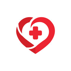 Obraz premium healthcare telemedicine logo