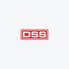 DS DSS Letter monogram Initial Logo Design Template Vector Illustration. DS DSS elegant and Professional icon design