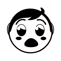 emoji icon, emoji silhouette vector illustration-simple silhouette illustration of emoji,emoji vector