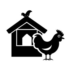 Fototapeta premium fence icon, fence silhouette vector illustration-simple silhouette illustration of fence,fence vector