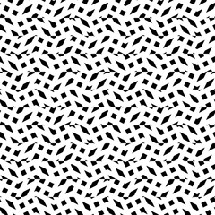 Seamless pattern. Rhombuses, checks, triangles ornament. Geometrical backdrop. Abstract background. Ethnic motif. Geometric figures wallpaper. Digital paper. Ethnical textile print. Vector artwork