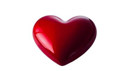 Photo of red heart isolated on transparent background.png