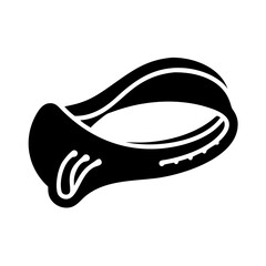 hair clip icon, hair clip silhouette vector illustration-simple silhouette illustration of hair clip,hair clip vector