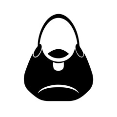 handbag icon, handbag silhouette vector illustration-simple silhouette illustration of handbag,handbag vector