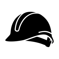 hard hat icon, hard hat silhouette vector illustration-simple silhouette illustration of hard hat,hard hat vector
