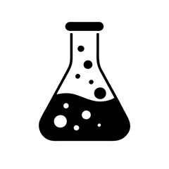 laboratory flask icon, laboratory flask silhouette vector illustration-simple silhouette illustration of laboratory flask,laboratory flask vector