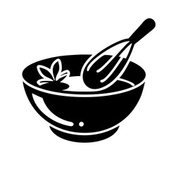 mixing bowl icon, mixing bowl silhouette vector illustration-simple silhouette illustration of mixing bowl,mixing bowl vector