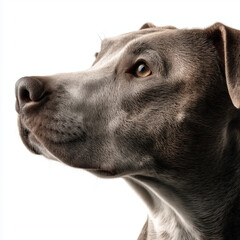 labrador, kampfhund, stefford, terrier, hund, tier, haustier, isoliert, canino, terrier, weiß, portrait, breed, einheimisch, hübsch, welpe, atelier, säugetier, bull, reinrassig, braun, black, sitzen, 