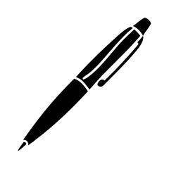 pen icon, pen silhouette vector illustration-simple silhouette illustration of pen,pen vector