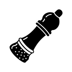 pepper grinder icon, pepper grinder silhouette vector illustration-simple silhouette illustration of pepper grinder,pepper grinder vector