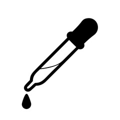 pipette icon, pipette silhouette vector illustration-simple silhouette illustration of pipette,pipette vector