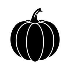 pumpkin icon, pumpkin silhouette vector illustration-simple silhouette illustration of pumpkin,pumpkin vector