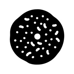 sprinkles icon, sprinkles silhouette vector illustration-simple silhouette illustration of sprinkles,sprinkles vector