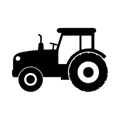 tractor icon, tractor silhouette vector illustration-simple silhouette illustration of tractor,tractor vector