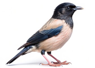 Obraz premium rosy starling isolated on white background