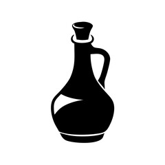 vinegar bottle icon, vinegar bottle silhouette vector illustration-simple silhouette illustration of vinegar bottle,vinegar bottle vector