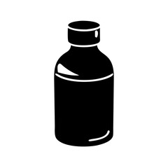 vitamin bottle icon, vitamin bottle silhouette vector illustration-simple silhouette illustration of vitamin bottle,vitamin bottle vector