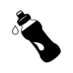 water bottle icon, water bottle silhouette vector illustration-simple silhouette illustration of water bottle,water bottle vector