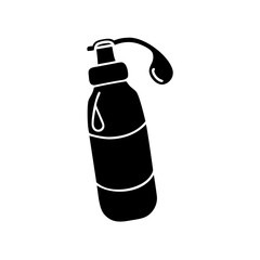 water bottle icon, water bottle silhouette vector illustration-simple silhouette illustration of water bottle,water bottle vector