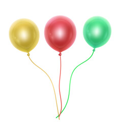 Balloons Vector illustration for card, party, design