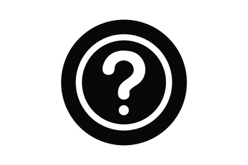 Question Mark Icon: Symbol of Inquiry and Uncertainty