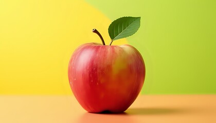 Bright, fresh, ripe, multi-colored apples on a bright stylish background for spectacular design ideas