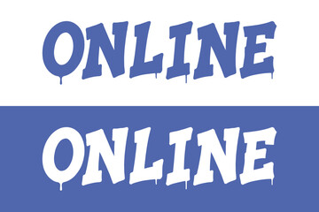 Online Bold Promotional Text Design