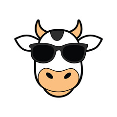 funny cow cartoon