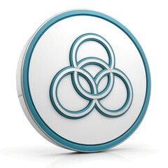 abstract colorful glossy icon