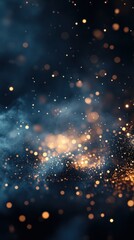 Fototapeta premium Luxurious Deep Ruby Banner with Silver Shimmering Frame