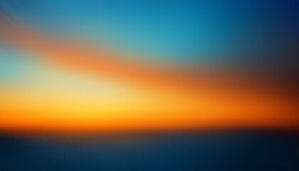 abstract orange and blue gradient blurred background