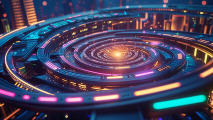 Technological miniature spiral 