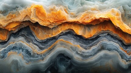 Obraz premium Abstract Natural Landscape Collage with Earth Tones and Layered Texture - Visual Art Design
