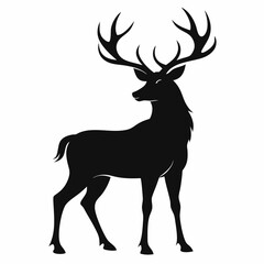 deer silhouette vector